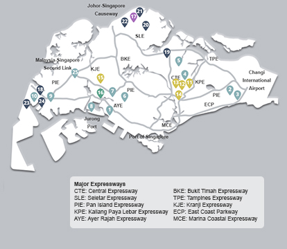 Singapore map