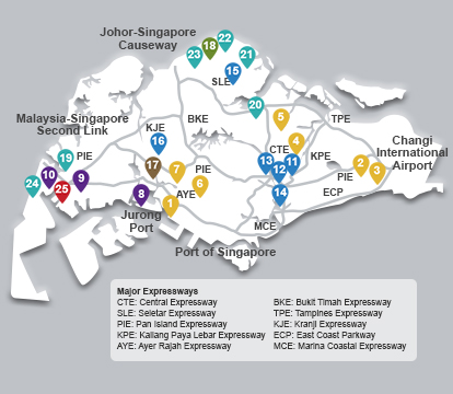 Singapore map