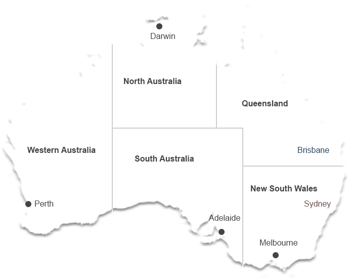 Australia map